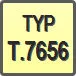 Piktogram - Typ: T.7656